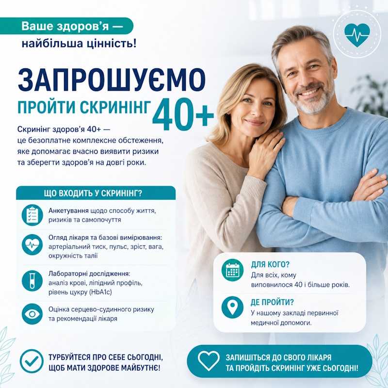 Шановні пацієнти! Нагадуємо!